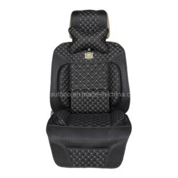 Leatherette Car Seat Cushion Flat Shape Cushion with Shoulder Pad